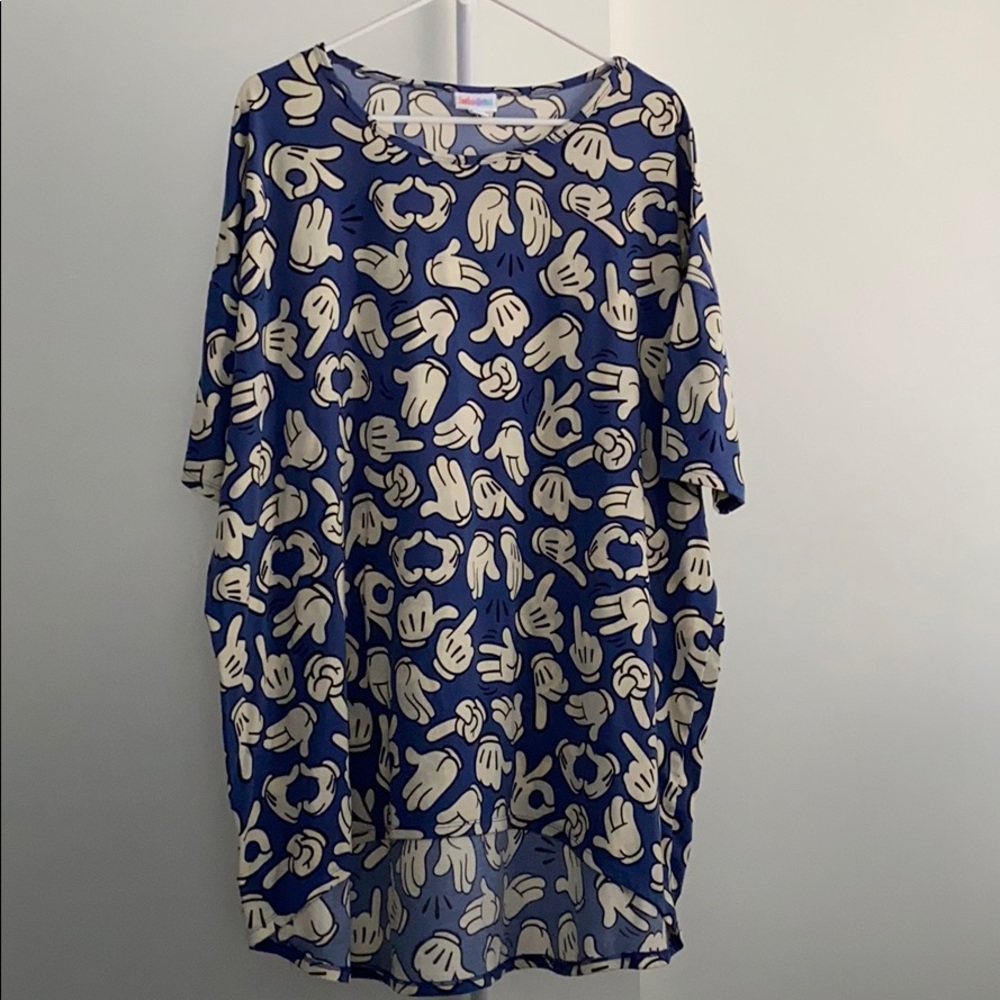 Lularoe Disney Irma Mickey Hands Size 2XL